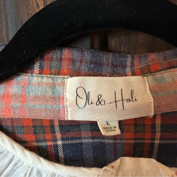 Oli & Hali Multicolor Plaid Shirt - Picture 3 of 7
